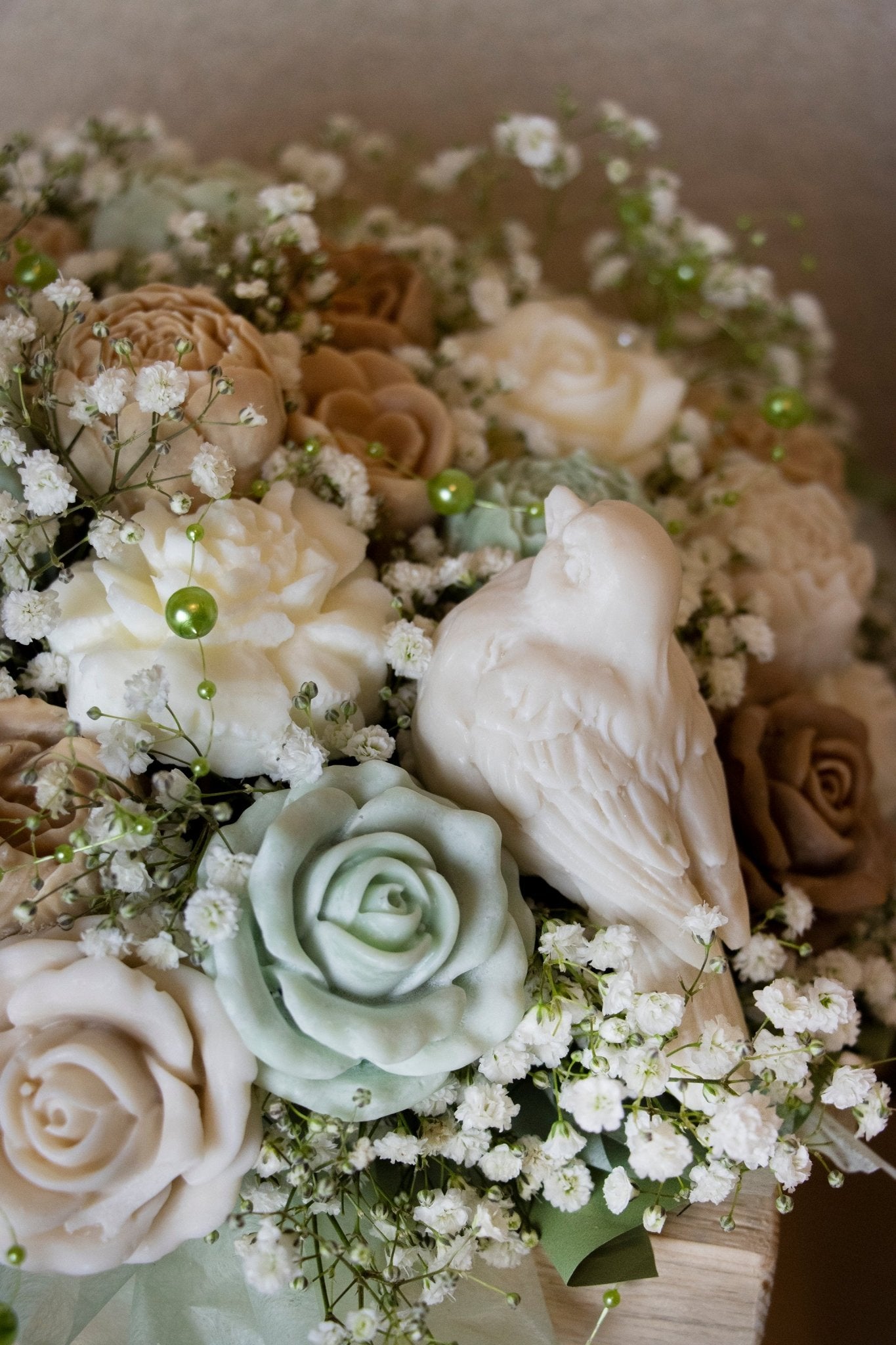 Wieczny bukiet woskowy elegancki Zapachowy w drewnie zielony - AURORA Meble i Dodatki - wnętrza z wyobraźnią Wieczny bukiet woskowy elegancki Zapachowy w drewnie zielony - Świece i zapachy - AURORA Meble i Dodatki - wnętrza z wyobraźnią