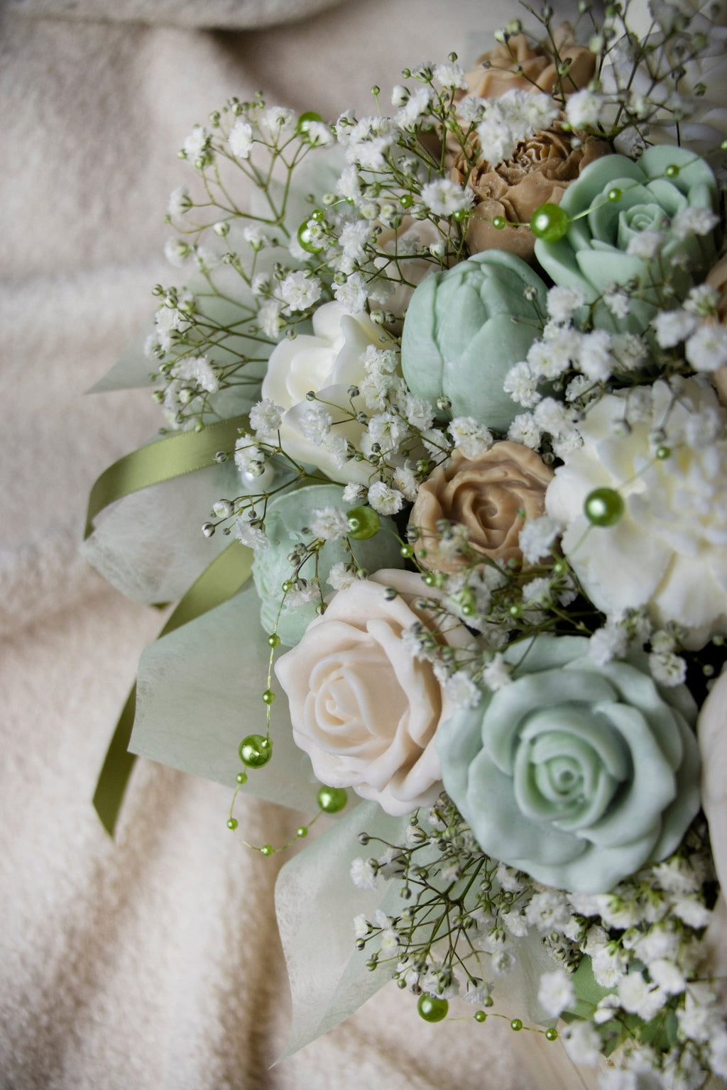 Wieczny bukiet woskowy elegancki Zapachowy w drewnie zielony - AURORA Meble i Dodatki - wnętrza z wyobraźnią Wieczny bukiet woskowy elegancki Zapachowy w drewnie zielony - Świece i zapachy - AURORA Meble i Dodatki - wnętrza z wyobraźnią