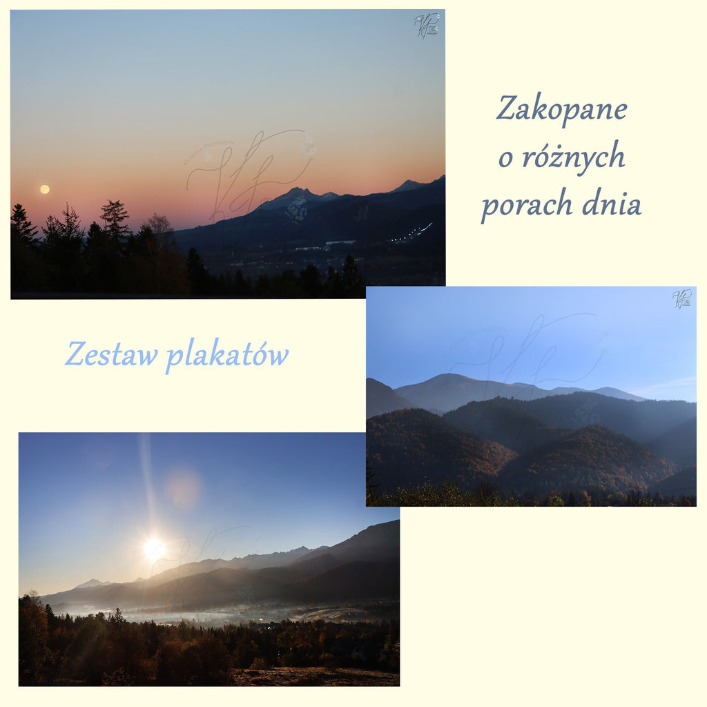 Zestaw plakatów Zakopane 40x50 - AURORA Meble i Dodatki - wnętrza z wyobraźnią Zestaw plakatów Zakopane 40x50 - Plakaty - AURORA Meble i Dodatki - wnętrza z wyobraźnią